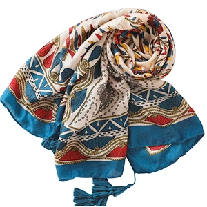 Spring and autumn fashion beach towel printed scarf