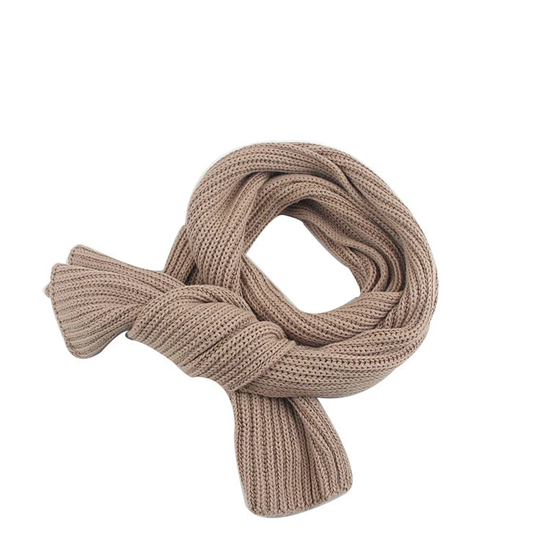 Fashion children pure color scarf kids winter warm scarf