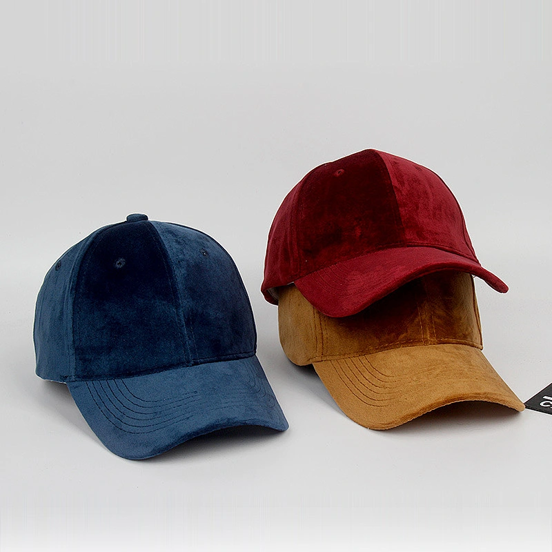 Winter style ladies multi color cotton baseball cap sports hat