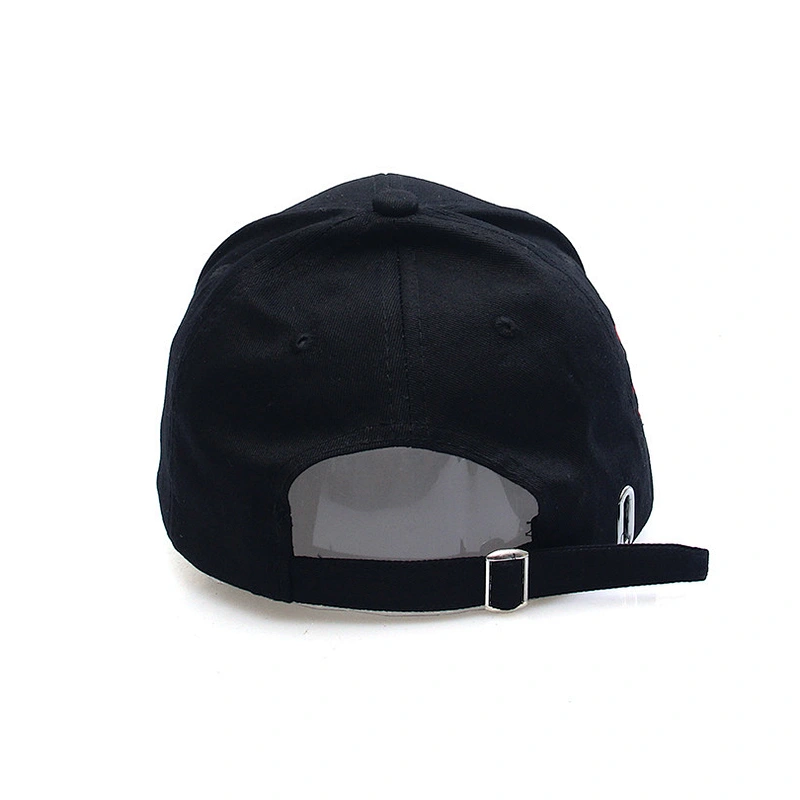 Quality China flat bill blank 5 panel snapback hat with leather strap Logo Embroidery Cap