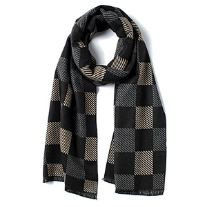 High quality classic winter style men 100% cashmere scarf wholesale cashmere scarves