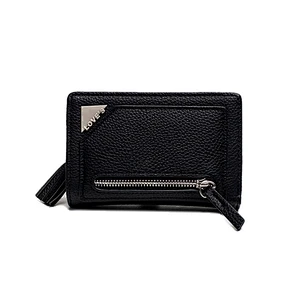 Short Wallet Ladies Small Women Fresh Foldable Leather Coin Purse Leather Wallets