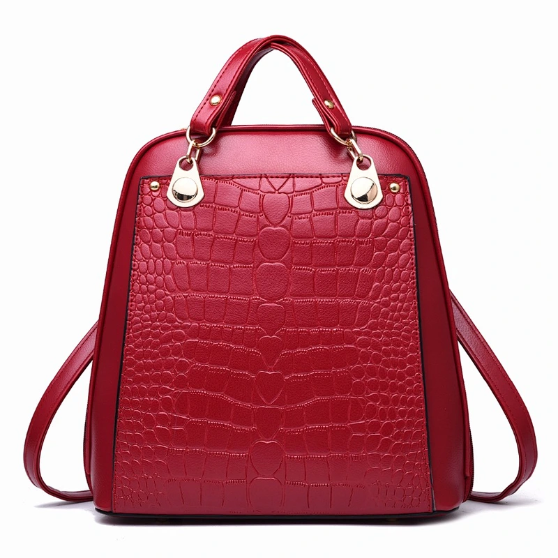 Newest Fashion Women Backpack Latest Customize Leather Ladies Hand Bag