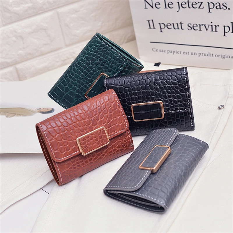 Girls & Lady Wallets Short Handle Purse Coin Card Case Mini Change Purse