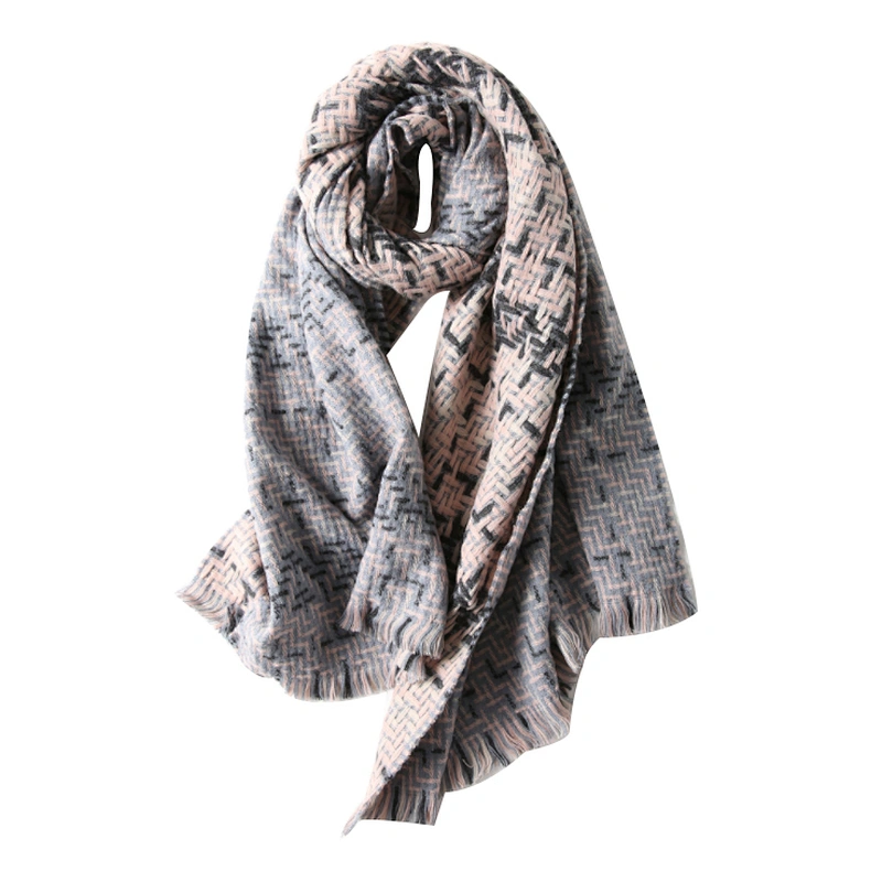 European and American style winter classic warm lady's scarf