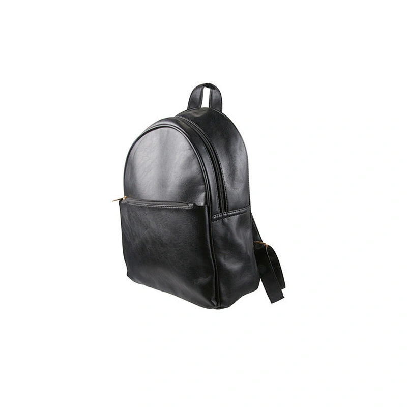 Wholesale Backpack School Bag Women Soft PU Leather Black Backpack