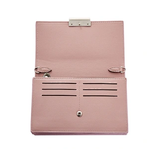 Latest design leather wallet genuine leather women small coin purse wholesale