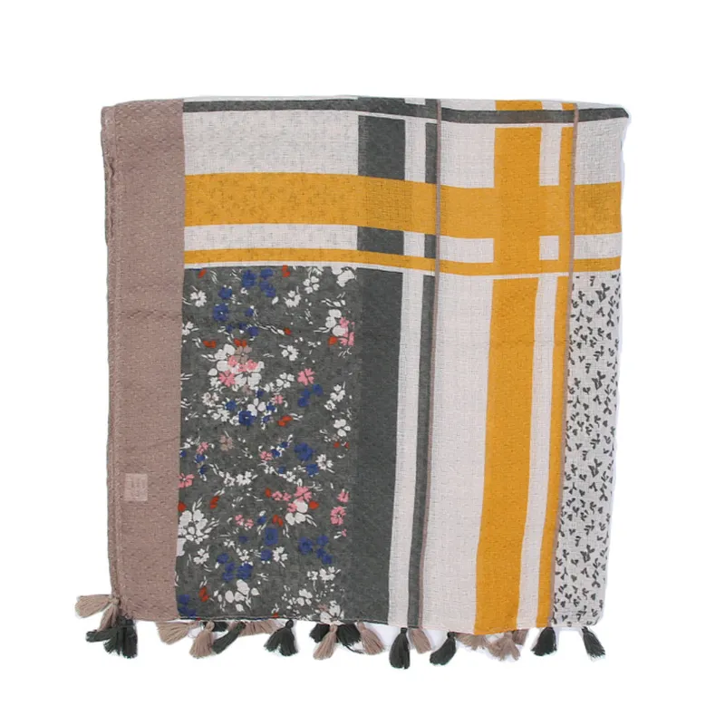 Fashion spot and stripes shawl  scarf for women