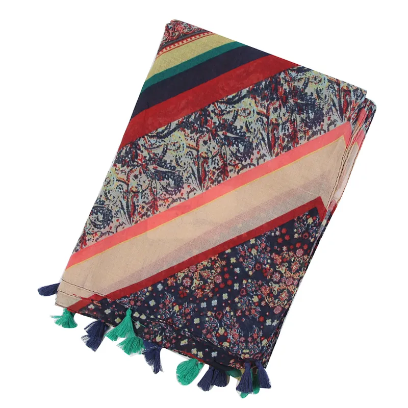 Leisure and artistic style fashion Vintage twilled scarf