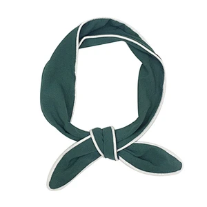 2019 New design ladies neckerchief chiffon printing small neck tie scarf