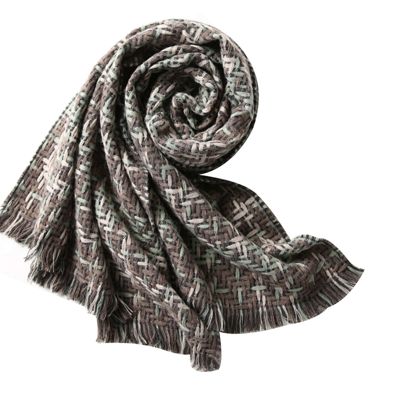 European and American style winter classic warm lady's scarf