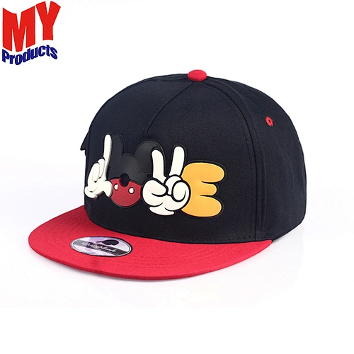 2019 Hot Selling Custom Sublimation Cartoon Printing 6 Panel Flat Brim Snapback Cap Hats