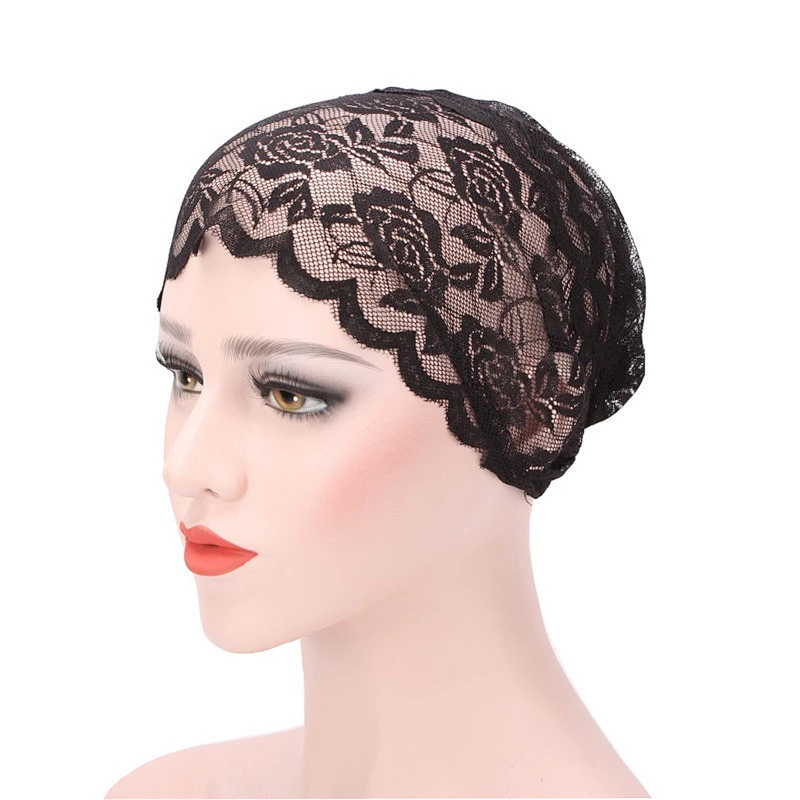 wholesale colorful cheap lace hijab/ muslim cap