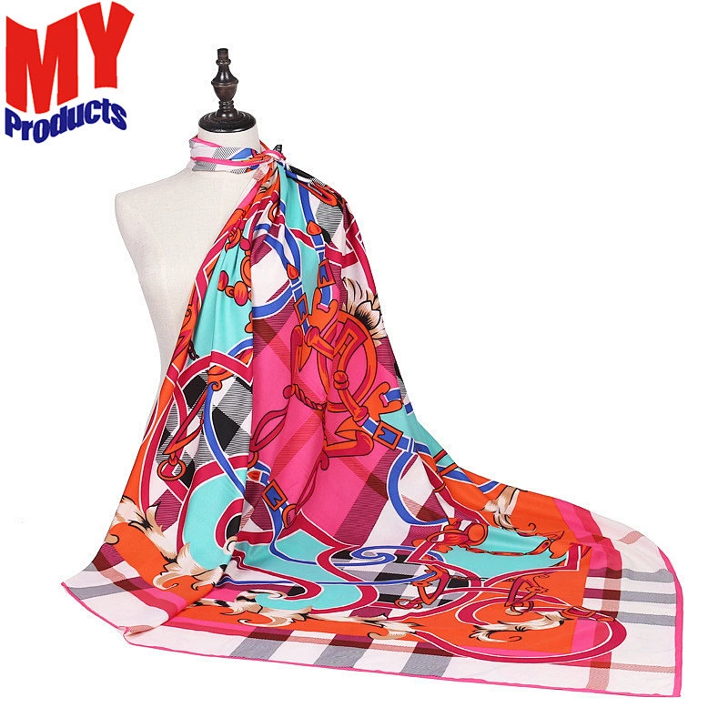 2017 fashion muslim malaysia hijab manhattan scarf co floral infinity scarf silk scarf bound