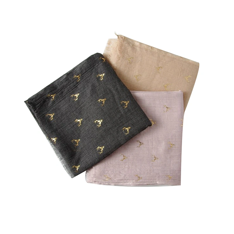 Autumn and winter Christmas fawn scarf warm comfortable scarf travel lady's scarf
