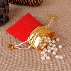 Factory Directly Jewelry Packaging Pouch Polyester Drawstring Gift Bags