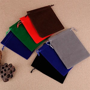 Promotion Wholesale Custom Printing Small Cotton Fabric Drawstring Bag