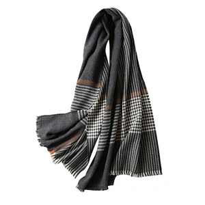 New style checked scarf autumn and winter warm woman's scarf