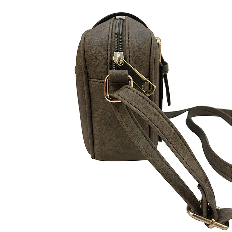 factory customized Leisure style popular light weight plain mens canvas messenger bag