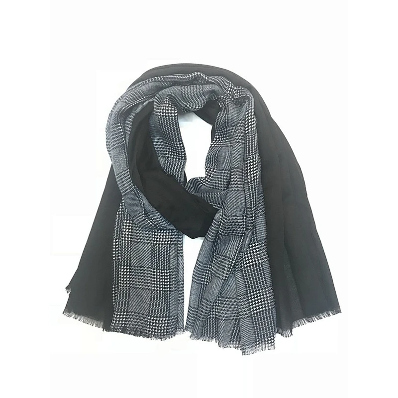 Wonderful Woman satin embroidered scarf