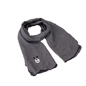New design cute winter baby scarves cheap kids scarf children cotton scarf
