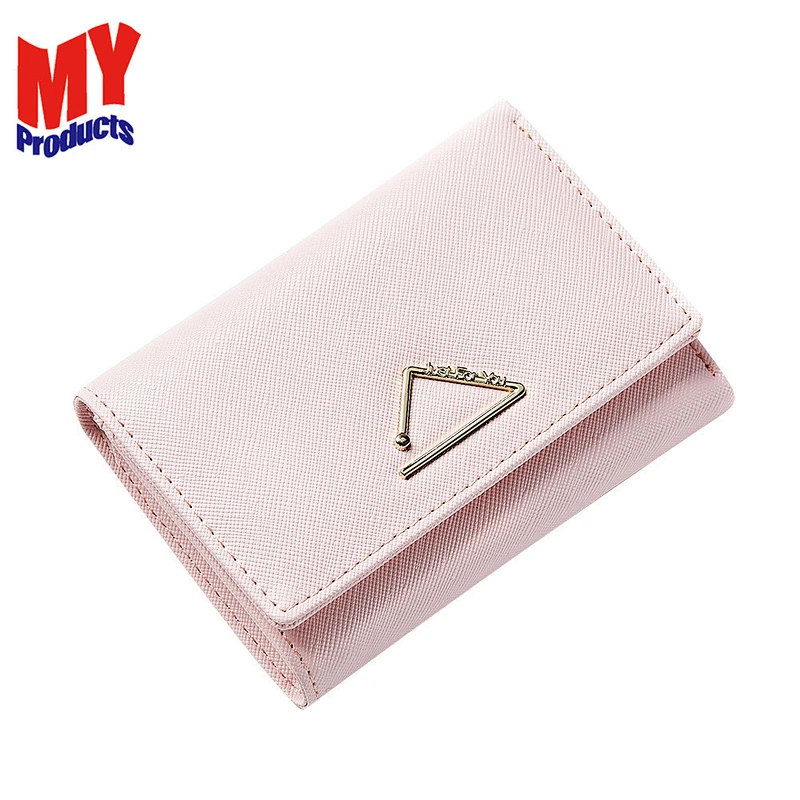 Wholesale alibaba new arrival high quality purse wallets for women fashionable 3 fold wallet