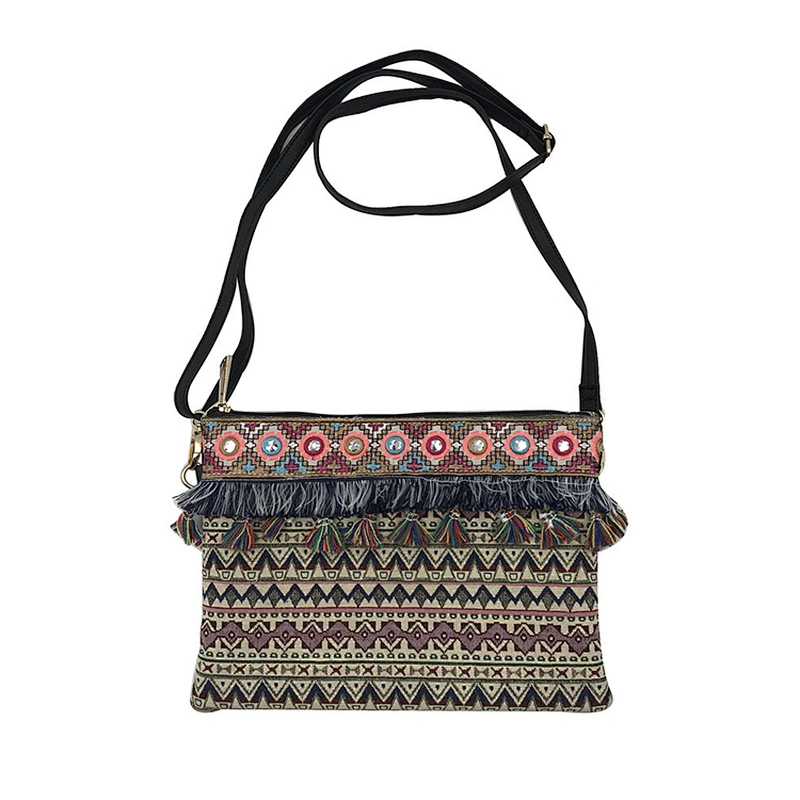 New Fashion Wholesale Women Embroidery Bag PU Crossbody Bag