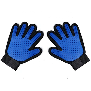 Pet Grooming Gloves Massage Tool Hair Remover Dog Cat Cleaning Brush Magic Glove