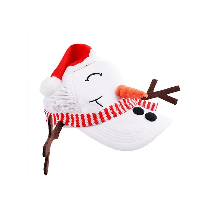 High quality creative snowman Christmas hat cartoon hat baseball cap
