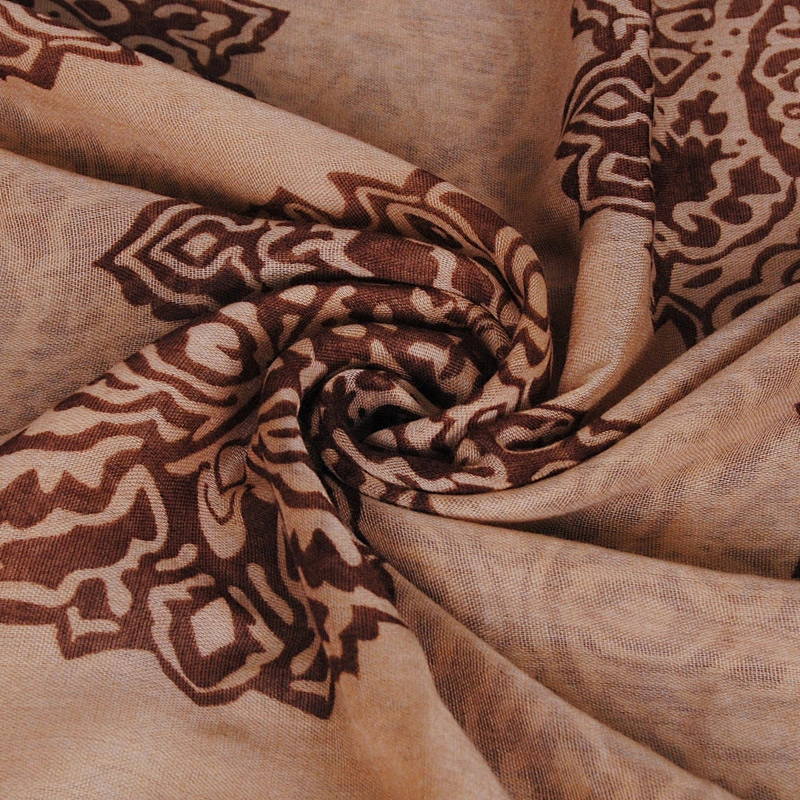 Winter Black Warm Shawls Fine Wool Shawl 100% Cotton Voile Scarf