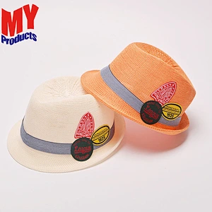 Fashion Baby Straw Hat Lovely Kids Summer Beach Sun Cap Children Cartoon Tree Casquette Girls And Boys Panama Hats
