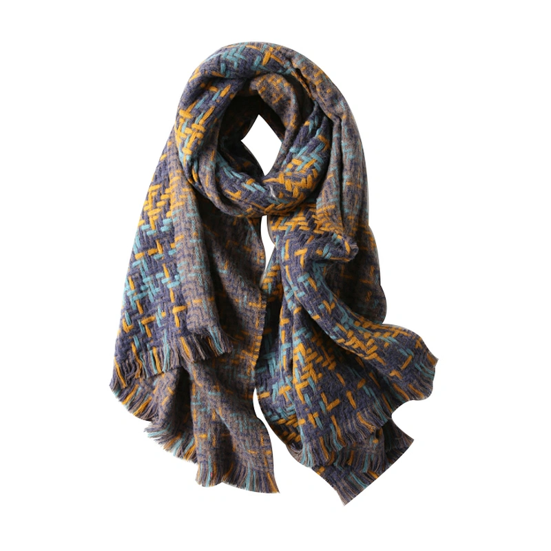 European and American style winter classic warm lady's scarf