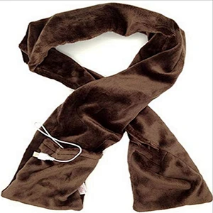 winter USB  windproof pile scarf