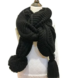 Korean version female student autumn winter thicken warm fashion lovely personality scarf