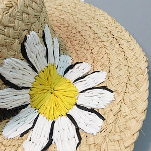 Expensive Handmade Madagascar Raffia lady sex straw folding Hats