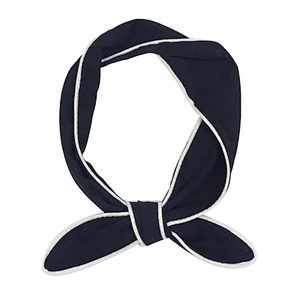 2019 New design ladies neckerchief chiffon printing small neck tie scarf