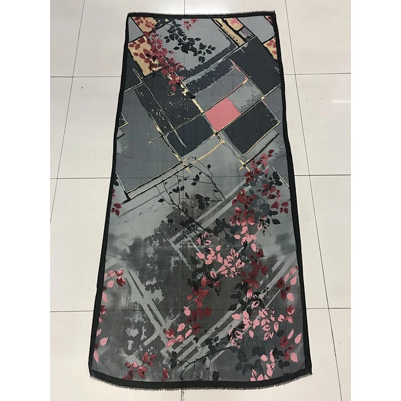New design artistic style fashion satin scarf