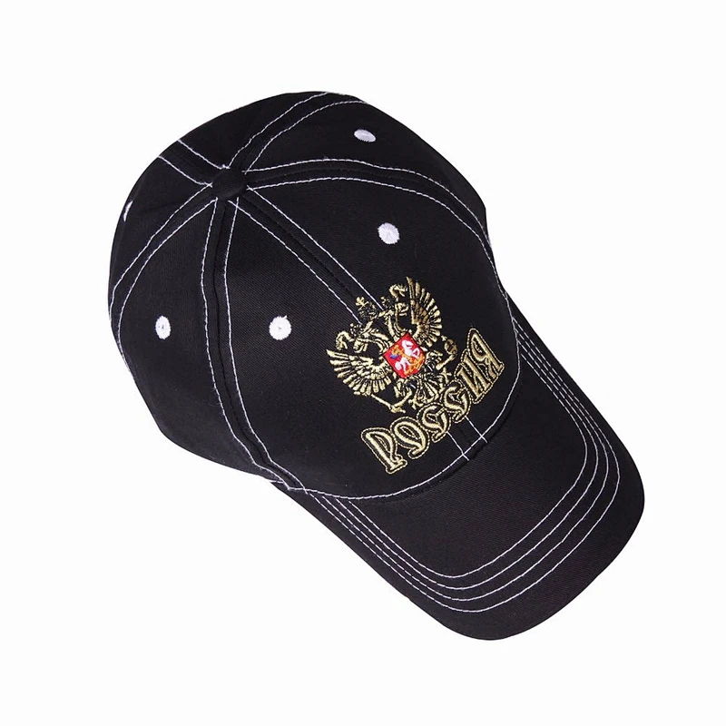 heavy brushed cotton outdoor sports cap summer baseball cap with 3D embroidery