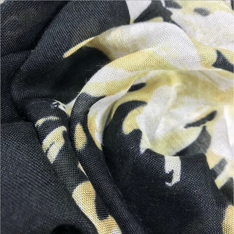 New design rose printed oversize woman scarf