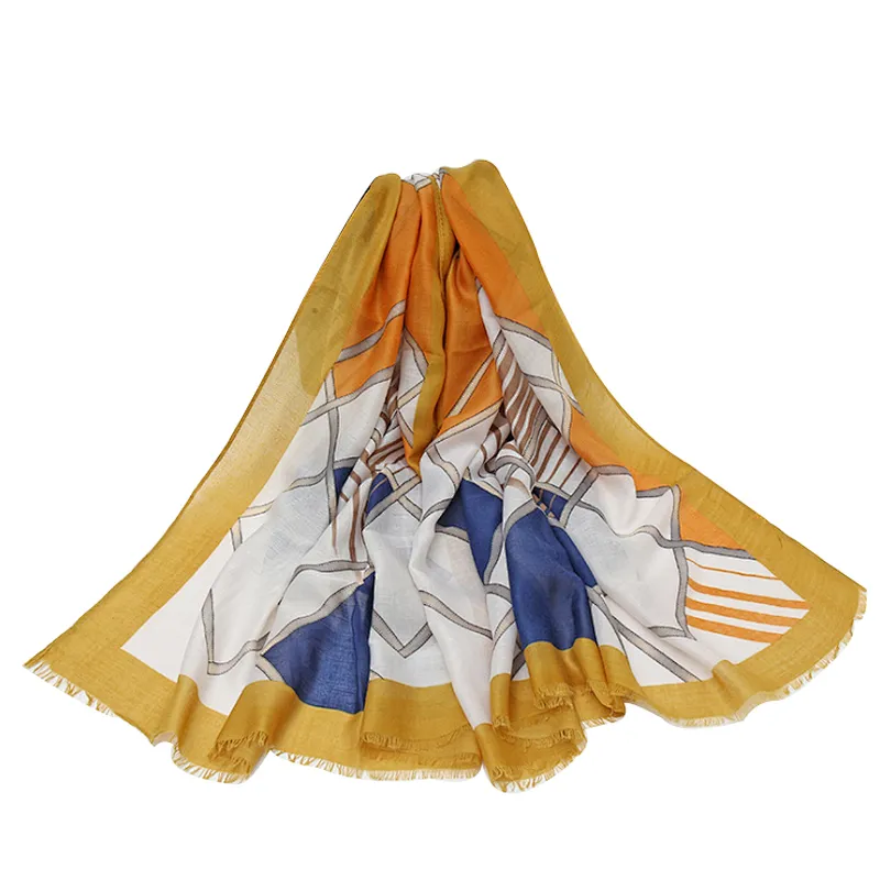 New fashionable check scarf female  holiday beach towel