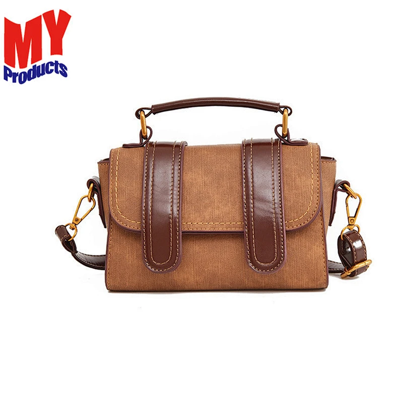2019 Wholesale luxury handbags pu leather crossbody bags women