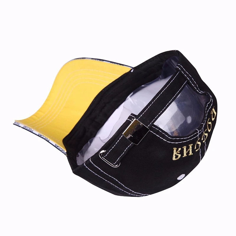 heavy brushed cotton outdoor sports cap summer baseball cap with 3D embroidery