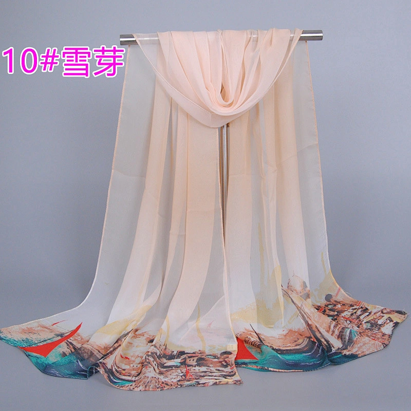 High quality new women soft long cotton scarf hijab shawl