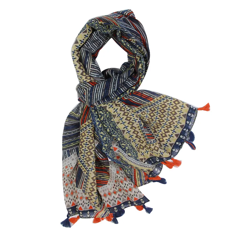 New style fashion geometric pattern shawl  scarf