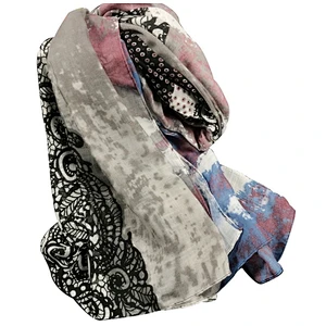 New design printed nationality wind seaside holiday sunscreen beach scarf
