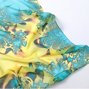 Hook flower wool scarf wedding scarf muslim 100 silk satin scarf