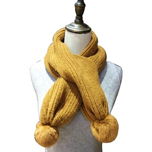 Korean version of winter student warm female fashion wool neck scarf