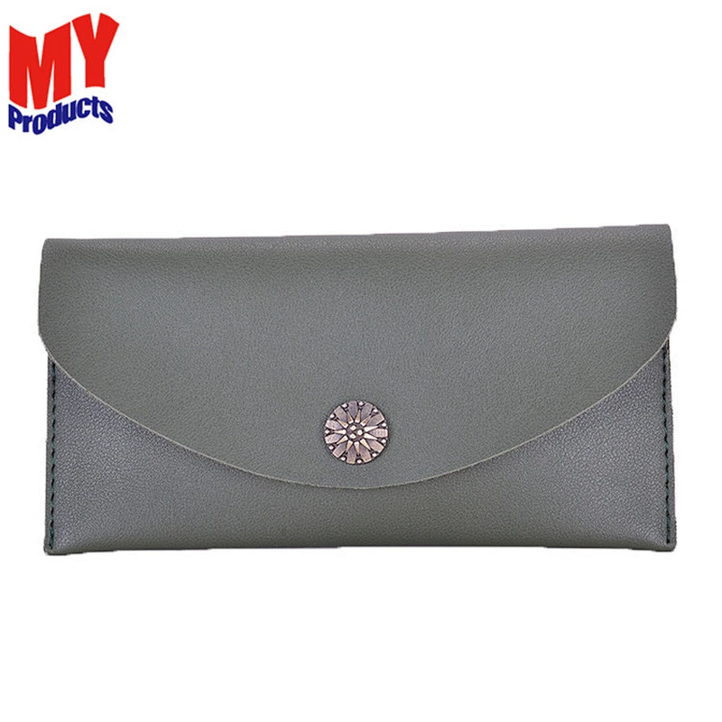 Women PU Leather Purse Long Popular Fashion Lady Wallet