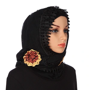 Muslim hijab Cap Popular Latest Hot Women Hijab Islamic Chiffon Scarf Malaysia Jewelled Hijab