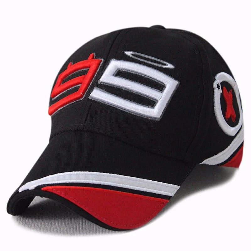 Custom high quality baseball cap 3D embroidered motorcycle baseball hats sport racing cap